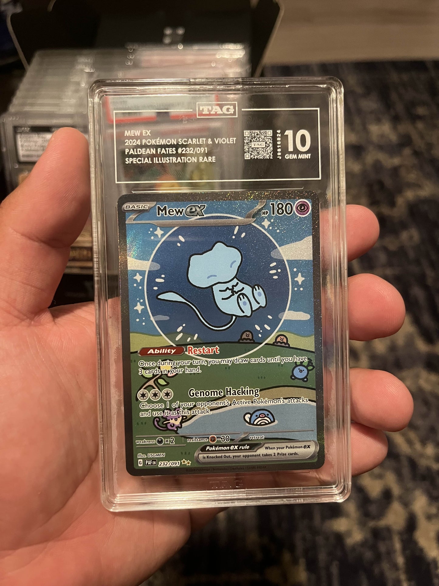Mew EX #232 Paldean Fates